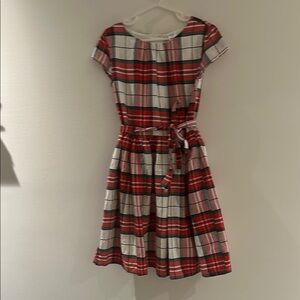 Carter's Red and White Pleated Sundress with Tie Front